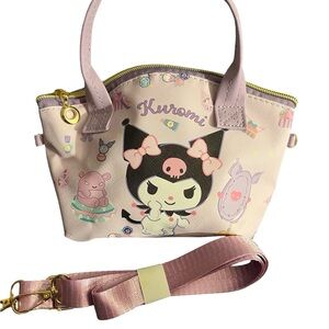 Sanrio Kuromi Crossbody Bag - Pink and Purple